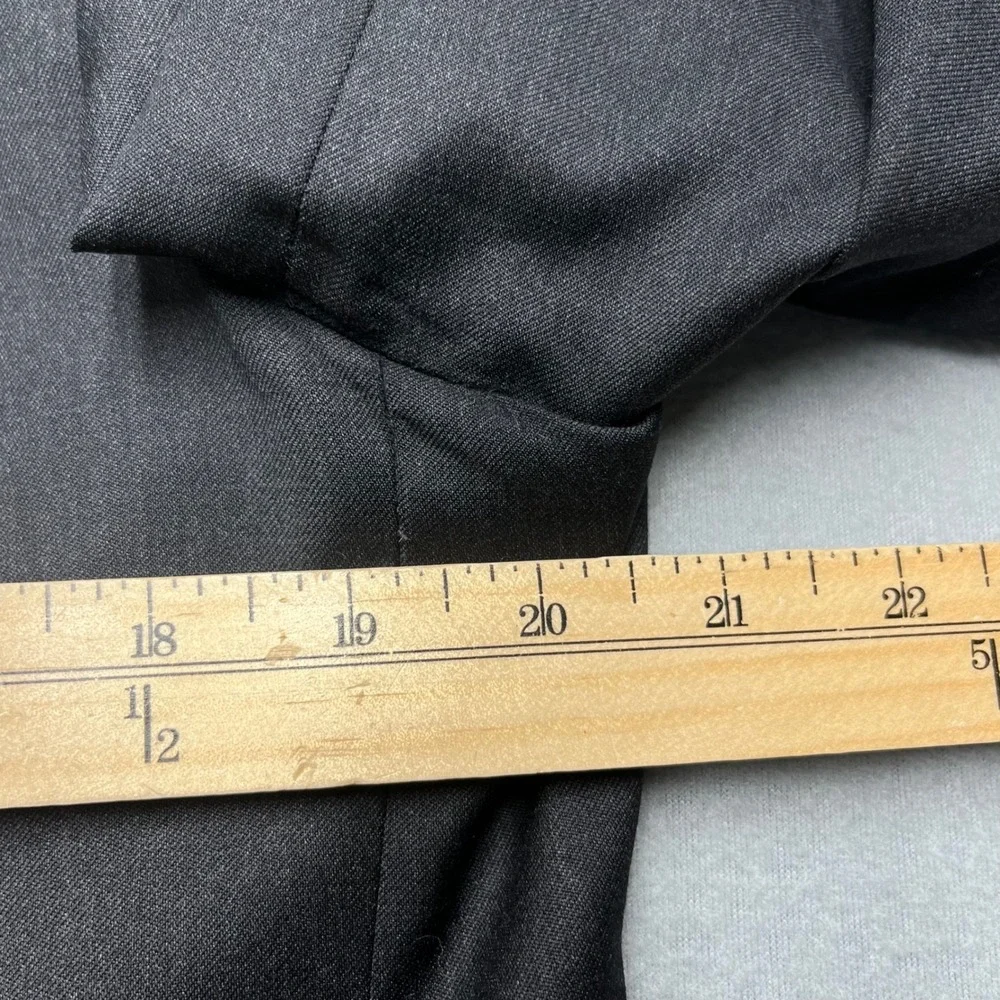 HUGO BOSS Men's Charcoal Super 100 Wool Suit Jacket Blazer Made‎ in Bulgaria 40R